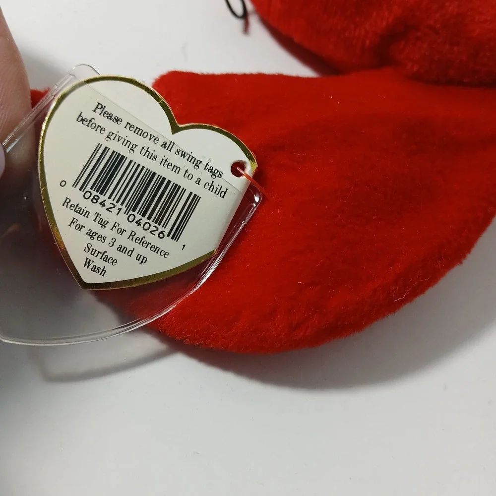 TY Beanie Baby Pinchers the Red Lobster 1993 Tag Errors Retired Nautical